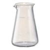 Hario Conical SAKE Pitcher Crafts Science Practical Capacity 200ml Beaker Server with Measuring Memory Transparent Heat Resistant Glass Made In Japan