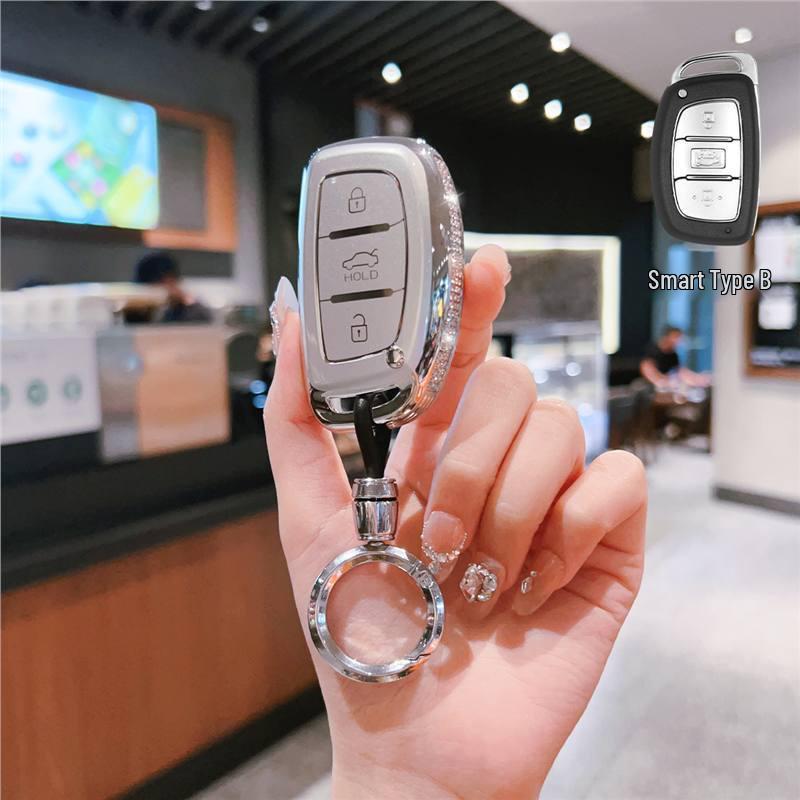 Подходящий чехол для ключей для Beijing Hyundai Elantra, ix35, Langdong, Mingtu, ix25, Yue Dong, Rena с универсальной пряжкой