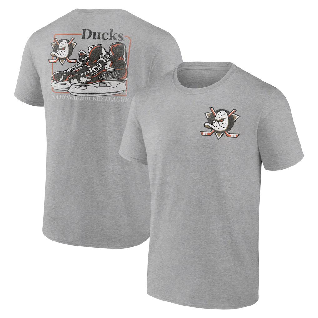 Anaheim Ducks Fanatics Унисекс Футболка LA Strong Мужская и Женская Модная Летняя Удобная Уличная Одежда Короткий Рукав Винтажная Футболка