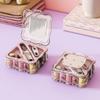 Portable Mini Sewing Box Set Partitioned Magnetic Needle Thread Box Hand Sewing Tool Kit  Family