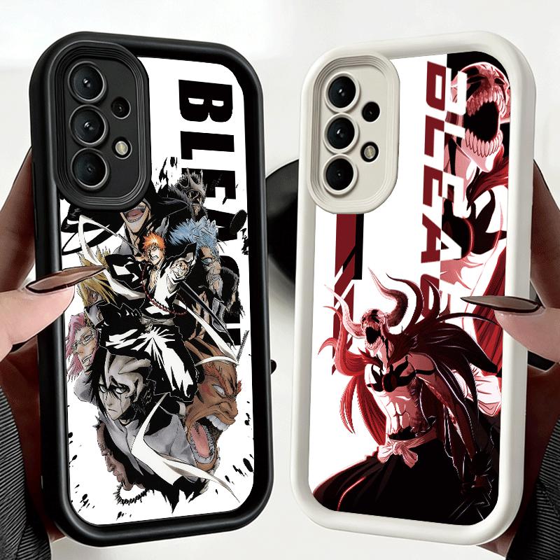 Чехол для телефона Samsung Galaxy A17 A16 A15 A14 A13 Аниме Bleach Дизайн A56 A36 A26 A55 A35 A25 A54 A34 A24 A53 A33 A23 A07 A06