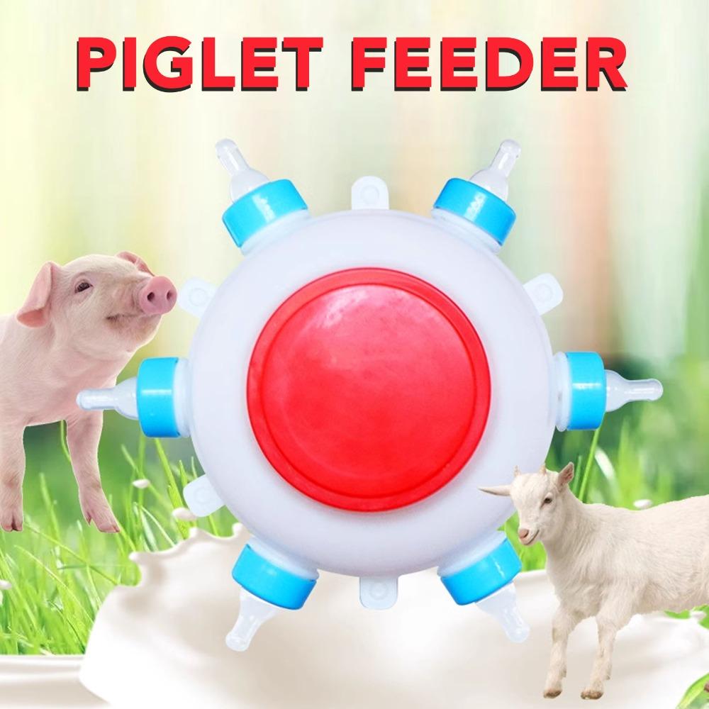 13 Pcs Set 2.6 Quart Lamb Milk Bottle Thickened Piglet Feeder Bottle Young Livestock