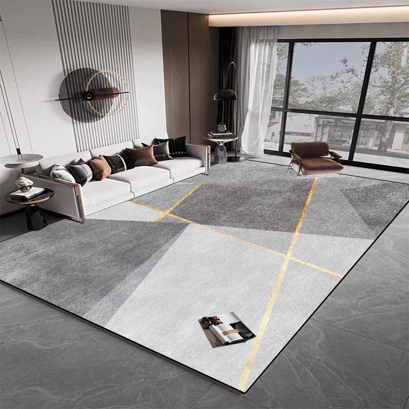 Ковер в стиле легкой роскоши для гостиной, украшение дома, ковры большой площади под журнальный столик, коврик для спальни с противоскользящим покрытием, придверный коврик для прихожей