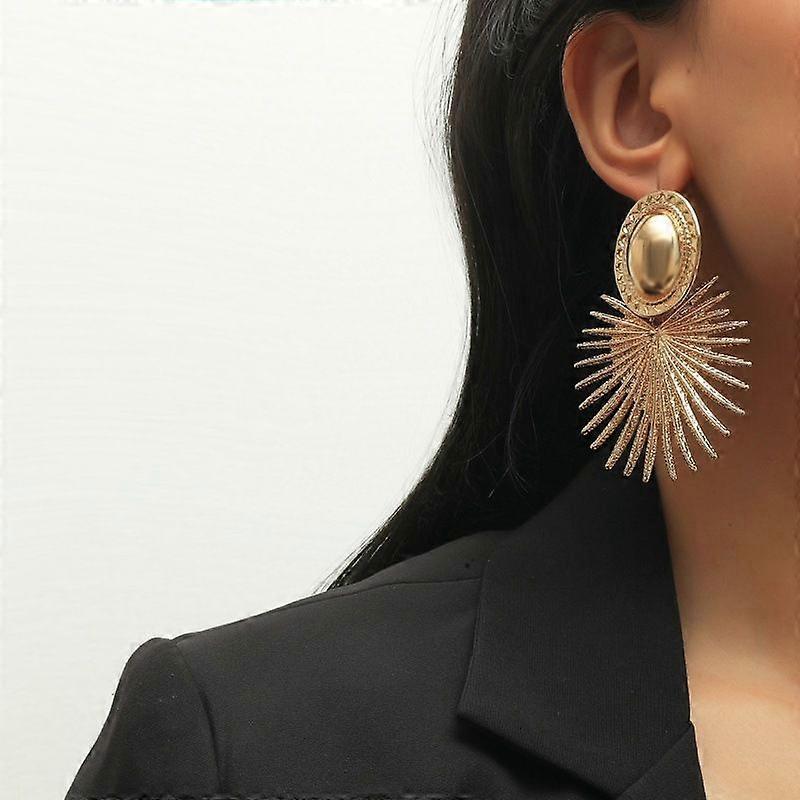 Fashionable and popular jewelry exaggerated earrings fashionable earrings earrings high-end earrings silver