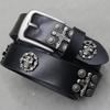 Trendy Cowhide New Punk Style Men and Women Belt Skull Accessories Neutral Belt