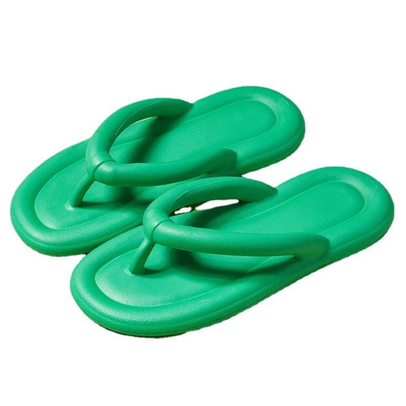 Летние мягкие шлепанцы в виде облаков, женская верхняя одежда, пляжные сандалии на плоской подошве с зажимом для ног, тапочки