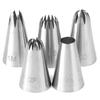 5 Pcs Stainless Steel Icing Piping Pastry Nozzles Cupcake Cream Making Set