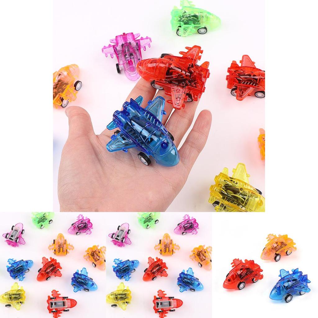 Детский прозрачный выдвижной игрушечный самолет для развития координации рук и глаз для детей и родительского веселья