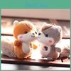 Cute Adorable Little Squirrel Plush Toy Soft Mini Animal Keychain Bag Charm 12cm