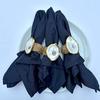 Summer Beach Wedding Napkin Rings, Golden Oyster Shells, Wedding and Valentine'S Gifts for Girlfriend, Party Napkin Rings