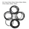 500pcs/bag O Ring Rubber Seal Watch Back Cover Seal Gaskets Watch Repairing Tool (0.8)