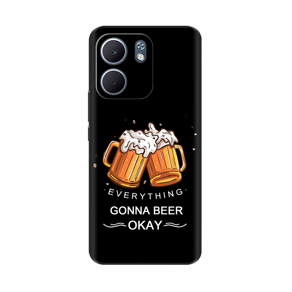 Phone Case For OPPO A5x Case 2025 Cute Painted Soft Black TPU Silicone Bumper Cover For OPPO A5x 4G 5G oppoA5X Cases Funda Coque
