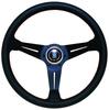 NARDI SPORTS TYPE Рулевое колесо Ралли Тип Глубокий Конус с Перфорированной Кожей и Красной Строчкой, 350 мм, N755
