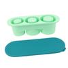 Hollow Cylinder Ice Cube Tray Quick Release Silicone High Low Temperature Resistant with Lid 3 Hollow Cylinder Ice Cube