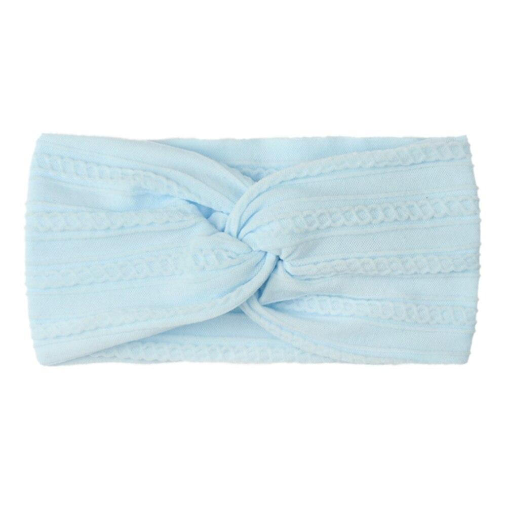 Повязка на голову с бантом для маленьких девочек, аксессуары для волос, эластичная повязка на голову с бантиком и заячьими ушками для малышей, повязка на голову с узлом, обертывания на голову