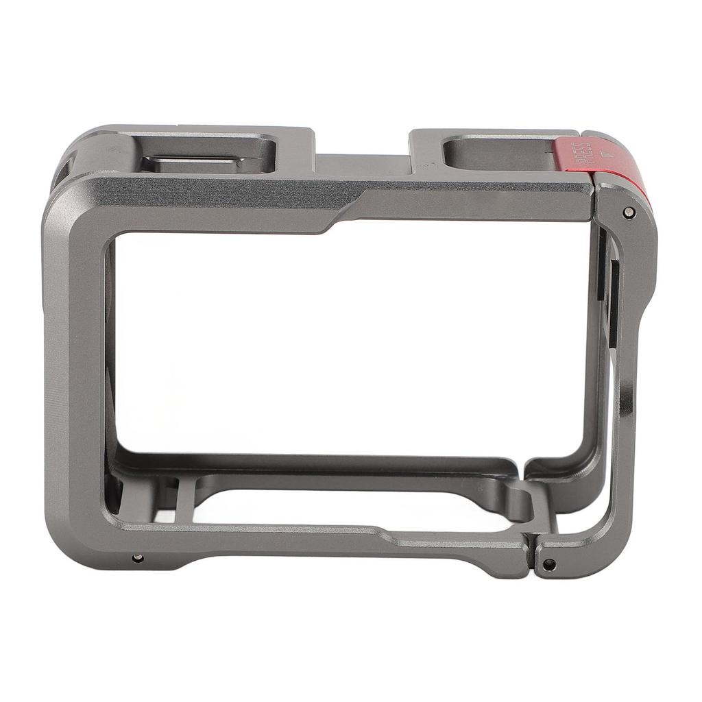 Action Camera Cage with Magnetic Base Anti Slip Pad Easy Disassembly Aluminum Alloy Protective Frame