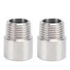 Pair of 1 2 Inch NPT Male To 1 2 Inch NPT Female Pipe Fitting Stainless Steel Pipe Fitting Adapter Coupler