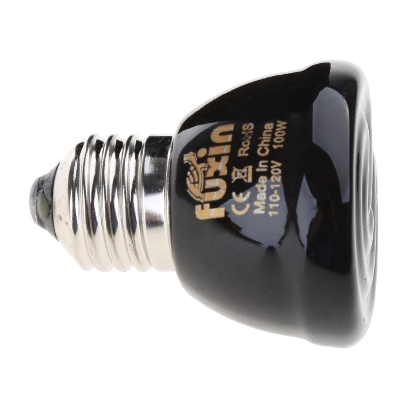 Heating Bulb E27 100W Ceramic Night Light Terrarium Heater Emitter for Brooder Lambs Snake