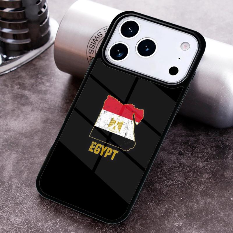 Чехол для телефона с флагом Египта для iPhone 17 16 15 14 13 12 11 Pro Max Plus 17Air Мягкий силиконовый чехол