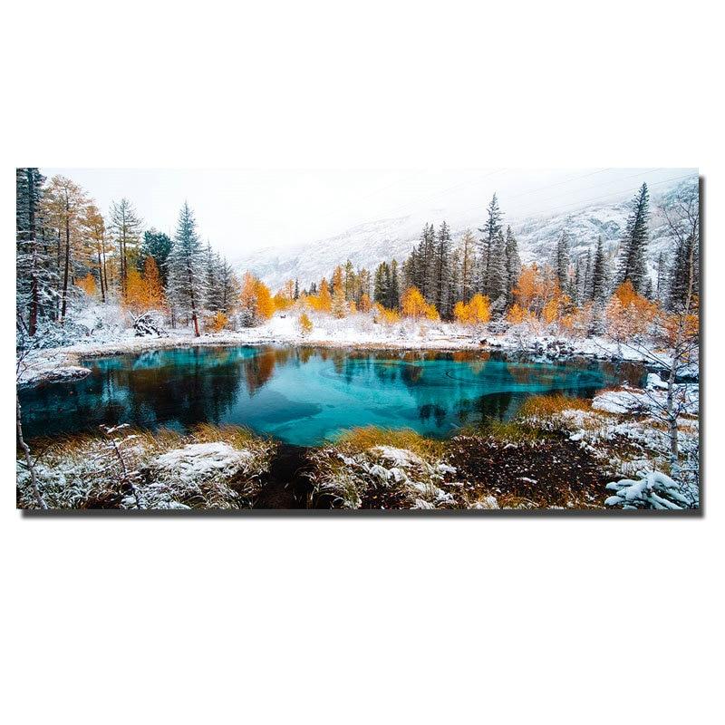 Древо жизни Густав Климт Пейзаж Цветы Настенная картина на холсте Скандинавский постер с принтом Картина для гостиной Домашний декор