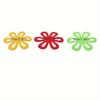 6PCS Flower-Shaped Pots Pans Separator Scratchproof Protectors for Table Pots and Pans Separator Placemat Kitchen Tools