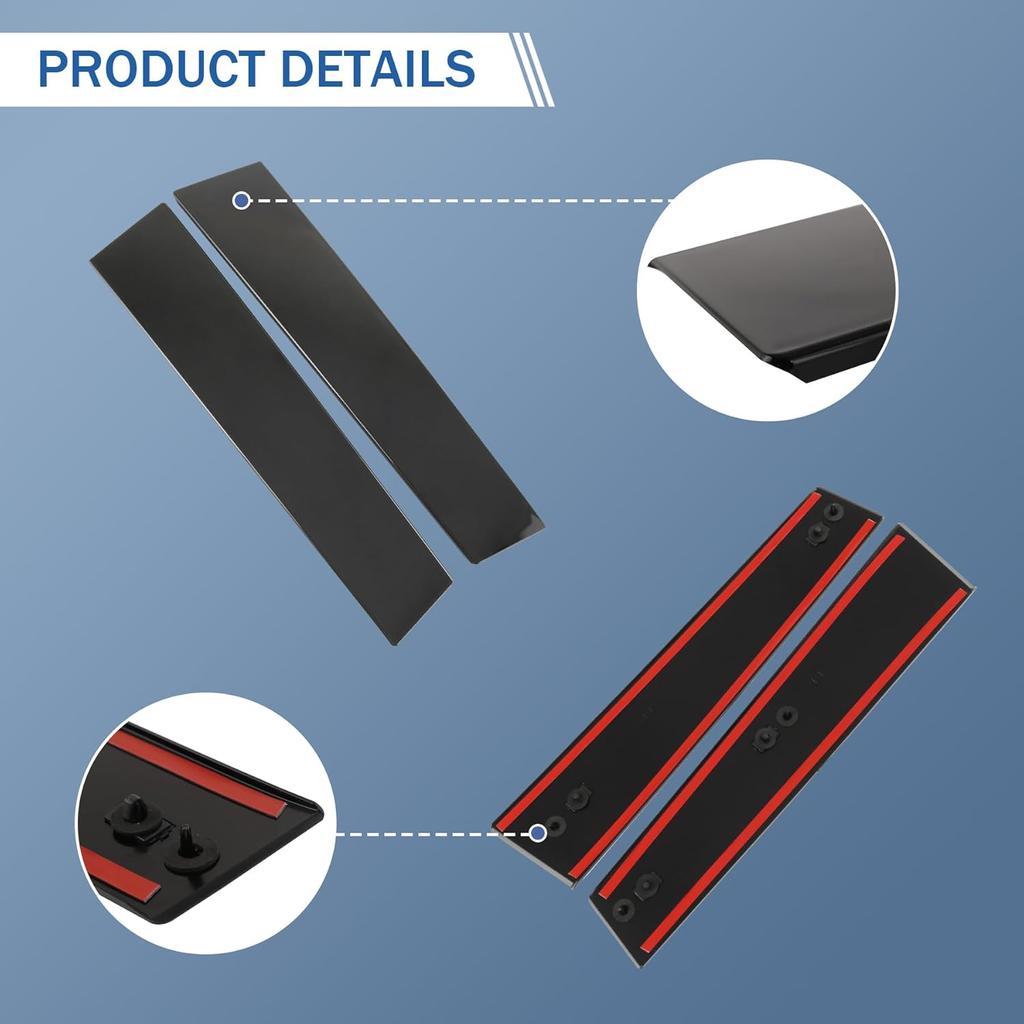 B Pillar Molding Trim 926-448 926-449 Front Driver & Passenger Side For Ford Explorer 2011-2016 BB5Z-7820555-BB BB5Z-7820554-AB