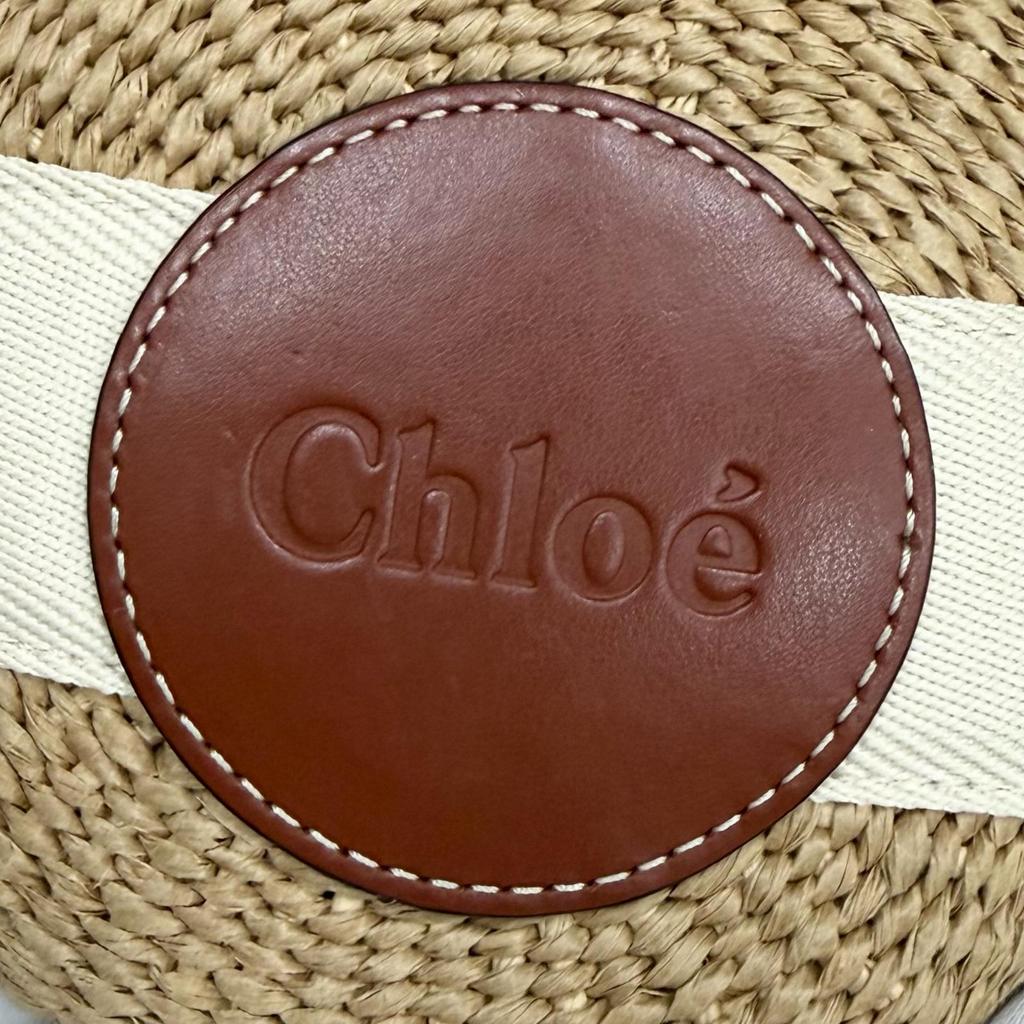 Отличная сумка на плечо Chloe WODDY Маленькая корзина CHC22 Нержавеющая сталь 381G55101 Б/у