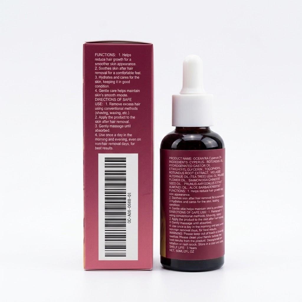 Cyperus Rotundus Oil – Pure Natural Hair Removal Formula for Smooth Skin & Hair Growth Inhibitor (60ml / 2 fl oz)