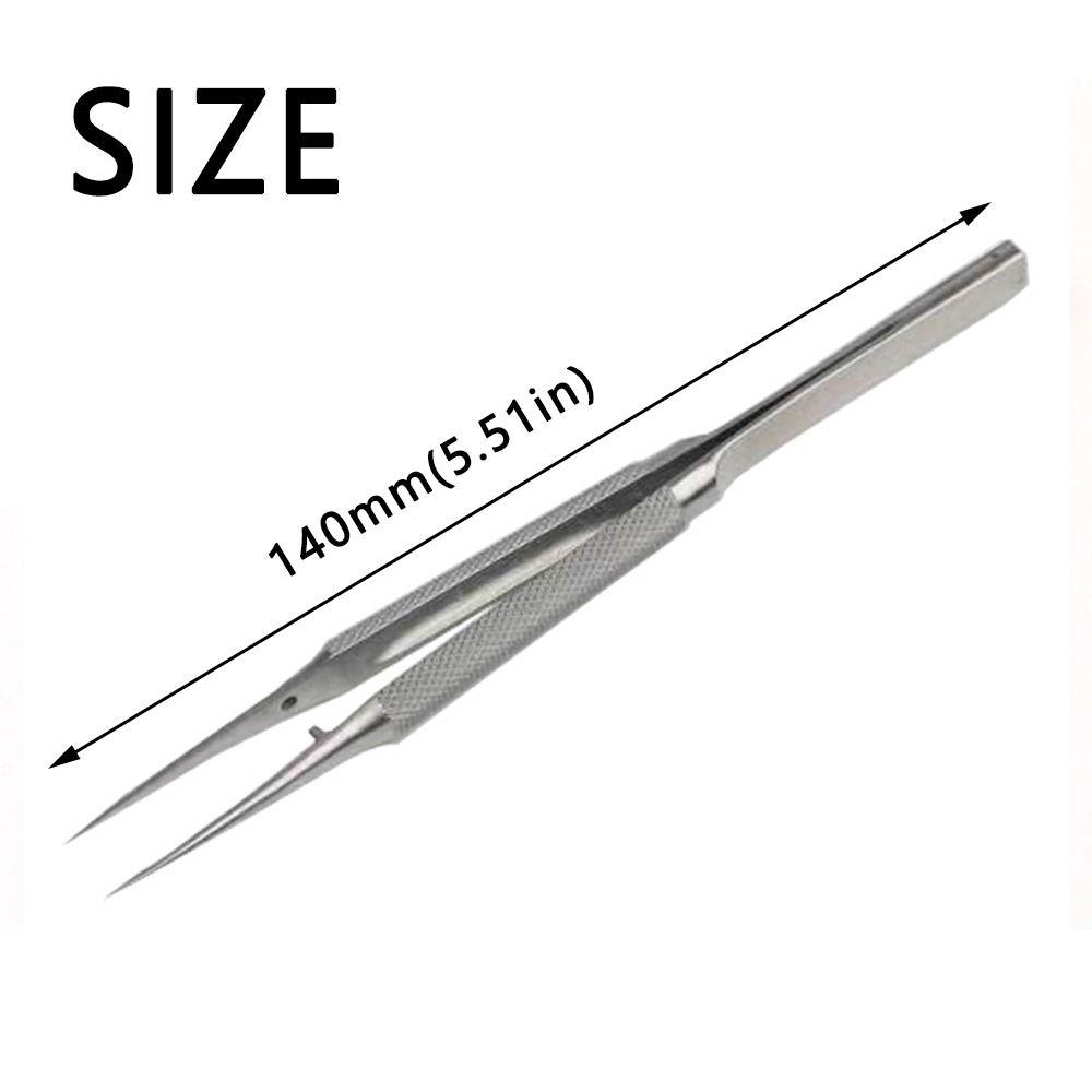 Curved/Straight Tip Titanium Zinc Zinc Alloy Tweezers 140mm Precision Tweezers Repair Tool