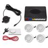 4 Parking Sensors, Buzzer, 12V Control Unit - White Off-Road Set