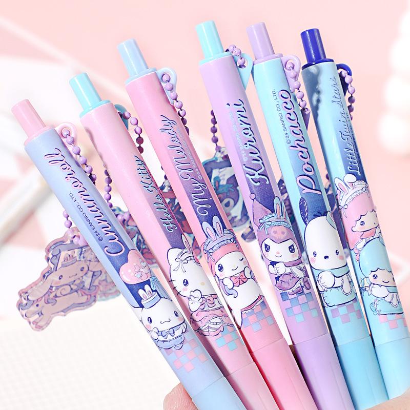 Сладкая и пряная шариковая ручка-клик Kuromi - Серия Sanrio Подарочная коробка