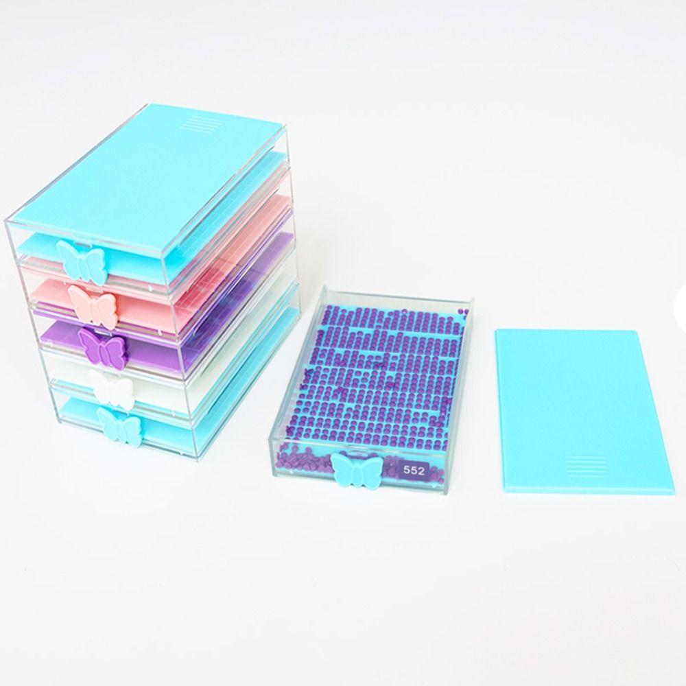 Лоток для алмазной живописи с вышивкой, лоток для сортировки бисера большой емкости для 5D алмазной живописи