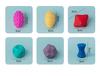 6pcs Textured Multi Ball Set Develop Baby's Tactile Senses Toy Kids Touch Hand Ball Toys Baby Training Ball Massage Soft Ball