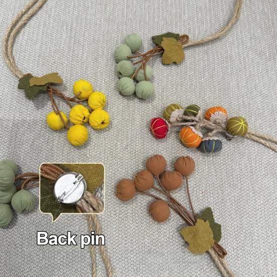 2 шт. Подхваты для штор с декором в виде тыквы, установка без сверления, декоративные держатели для штор, для гостиной