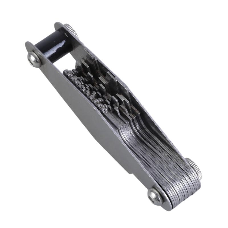 Нержавеющий резьбомер с Т-образной резьбой 29° Резьбомер Инструмент для измерения резьбы для промышленных измерений