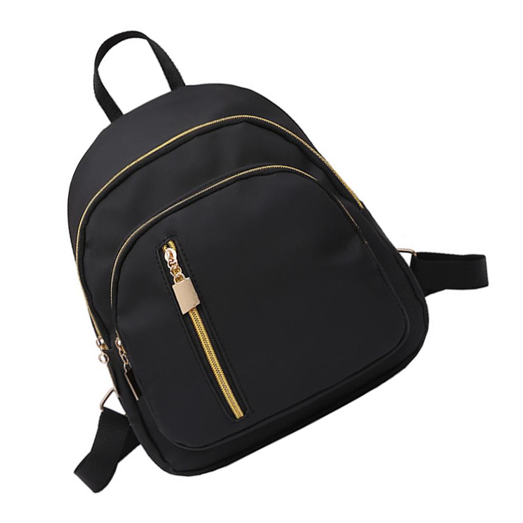 Backpack Waterproof Casual Style Nylon Material Zipper Closure Soft Comfortable Travel Backpack for