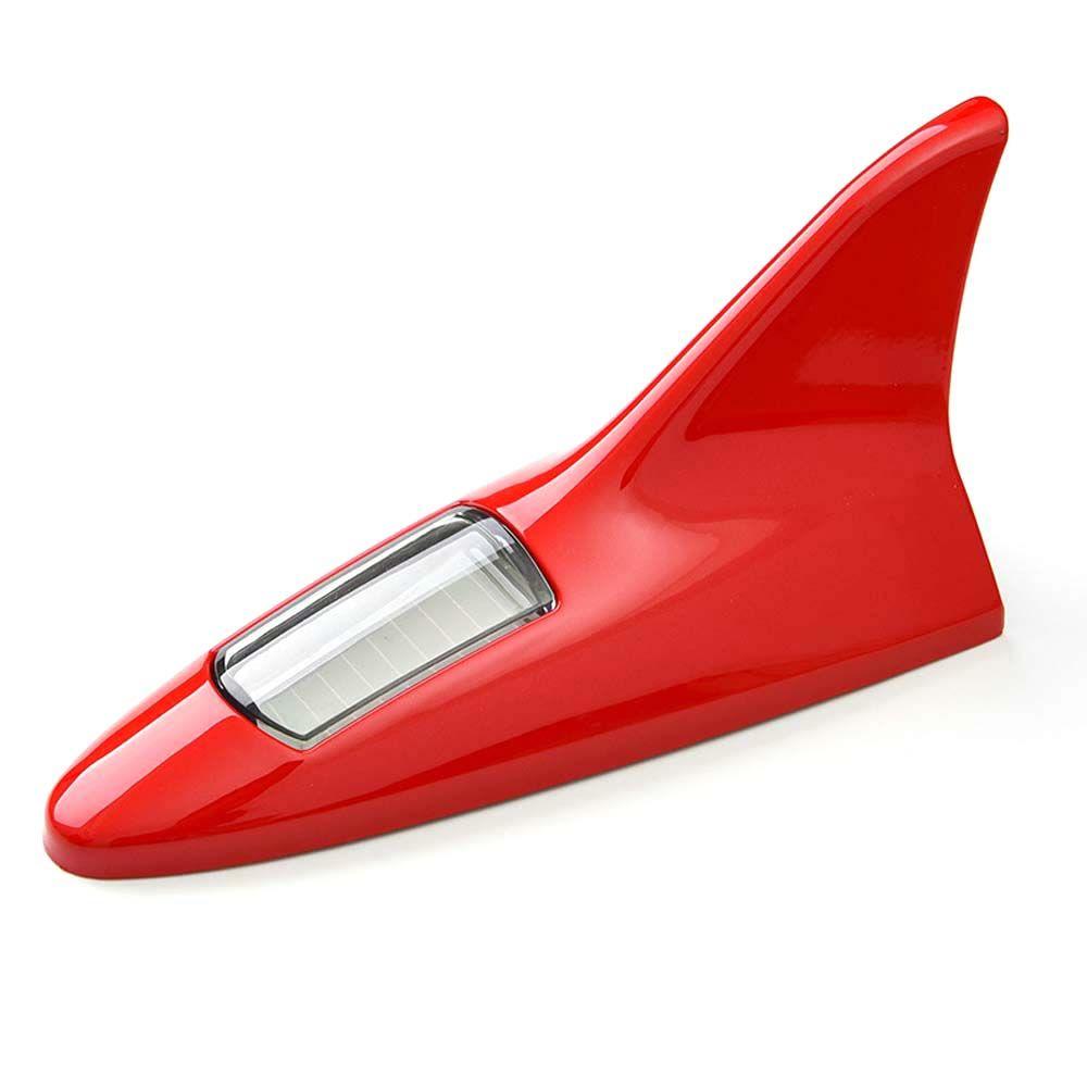 Lights Solar Shark Fin Antenna Car Decorative Light Warning Flash Lamp Rear-end LED flash lights