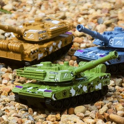 Инерционная игрушка-танк Отличное качество Износостойкая Невыцветающая Инерционный танк с механизмом оттягивания