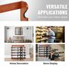 Gun Rack 5-Slot Wood Gun Rack Wall Mount Gun Display Rack holds 5 Rifles