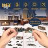 Набор для создания книжной полки MiniCity DIY с LED-подсветкой - Миниатюрный домик-кукольный домик для начинающих и подростков