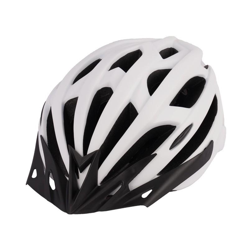 Unisex Integrated Cycling Helmet With LED Light Mountain Bike Road Night Riding Safety Gear
