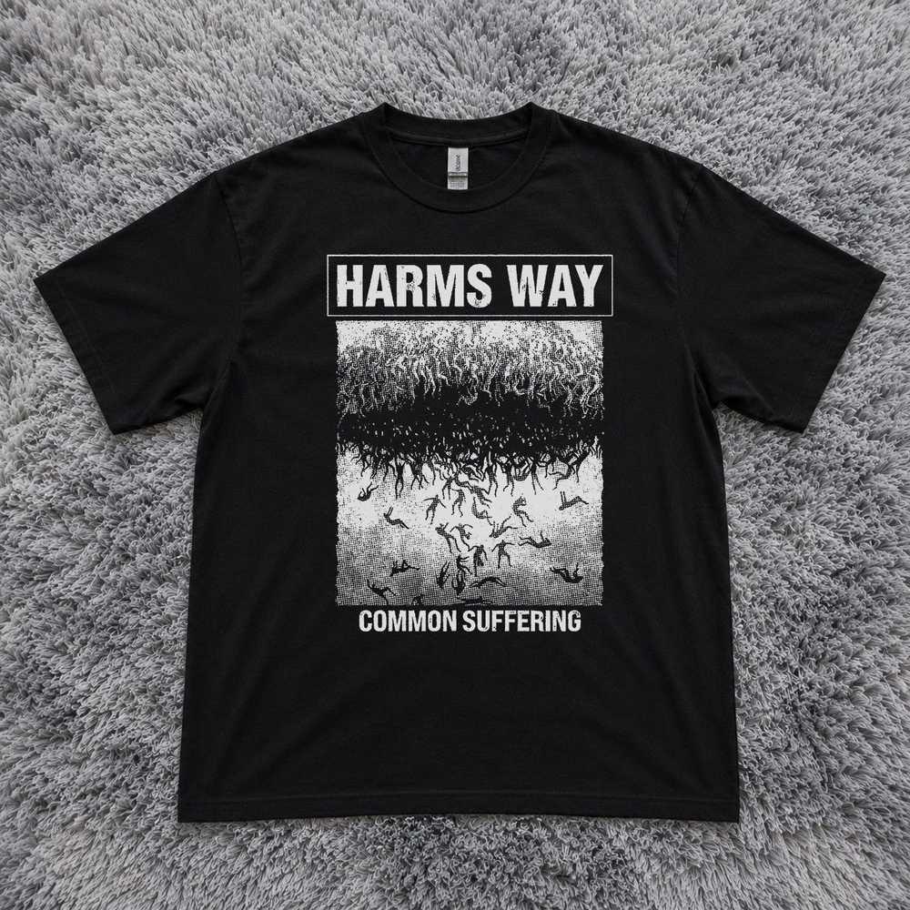 Harms Way Common Suffering Band Black Reprint T-shirt All Sizes BT2553
