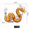 Dragon Shaped Chinese Zodiac Whiskey Decanter Glass Alcohol Bottle for Liquor Scotch Bourbon Gifts for Men Him 1000ML