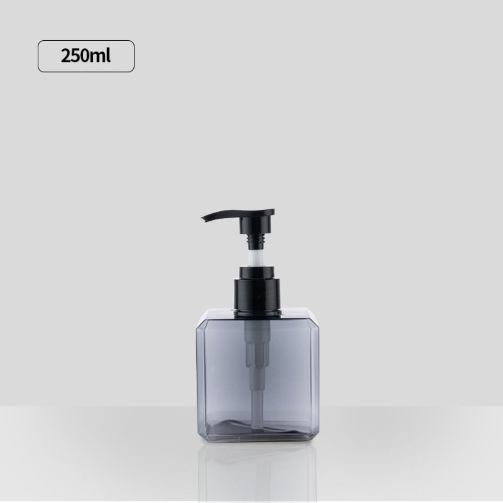Square Storage Bottles 250/450/650ml Shampoo Press Empty Bottles New Liquid Soap Dispenser