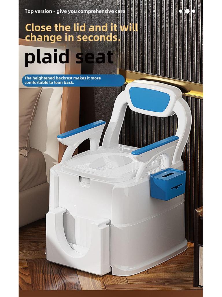Portable Adult & Elderly Deodorant Toilet Stool for Home