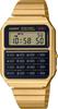 Casio Vintage Series Digital Watch with Calculation Function Unisex Metal Band Gold Overseas Model [Casio] 8-Digit CA-500WEG-1A [Item]