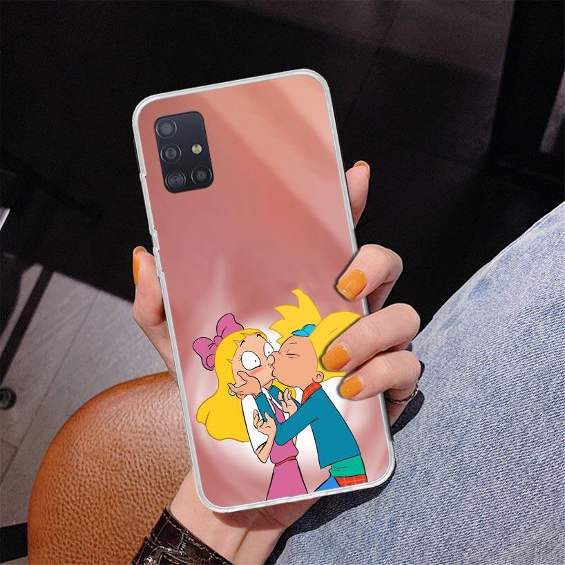 Мультяшный Хей Арнольд Фоны Чехол для Телефона Для Samsung Galaxy A52 A32 A22 A12 A51 A31 A50S A30S A20S A10S Note 20 Ultra 10 Plus S10 A7
