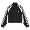 adidas Повседневная вязаная куртка на молнии свободного кроя с длинным рукавом для женщин KZ4166