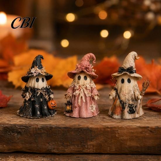 Halloween Themed Calendar Advent Calendar, 24 Days Ghost Countdown with Holiday Decoration Collectible Figures, Gifts for Kids Boys Girls Toddlers