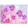 Canvas Print, Orchid Flowers Abstraction
